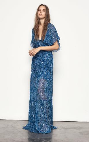 MELA DRESS - blue - 模特图