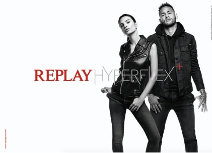 内马尔携手REPLAY HYPERFLEX+全新系列带你引领意式时尚潮流！