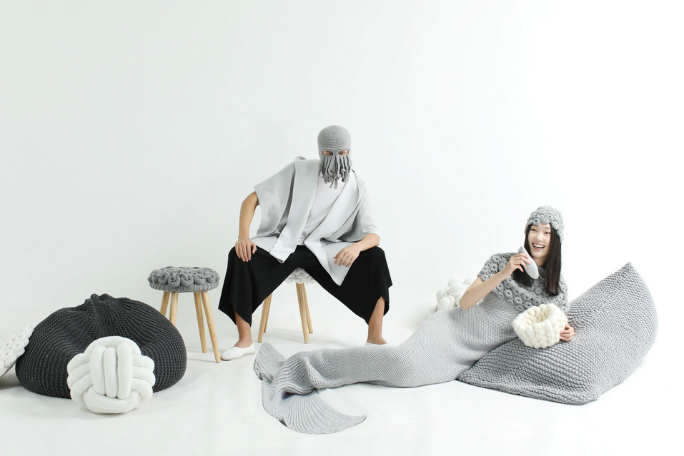 针织品牌SHANZI玩个毛线~来一场深入海底的梦幻之旅——