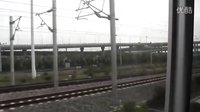 D5677次CRH2型动车组从上海虹桥站往杭州站方向开出