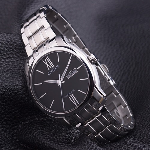 Citizen/西铁城 背透表底自动机械商务休闲男士腕表NP4050-51EB