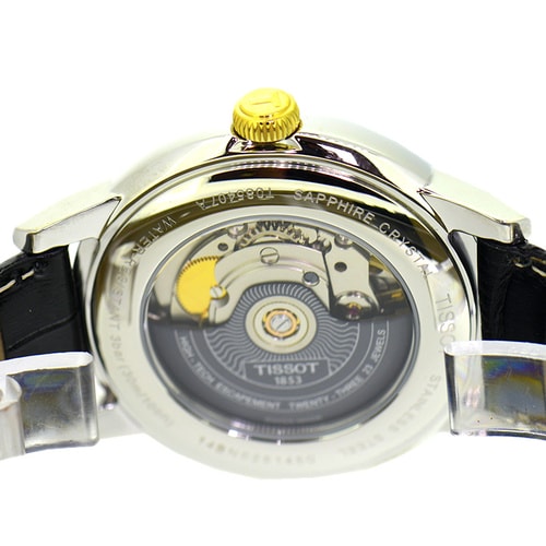 TISSOT/天梭卡森系列 间金自动机械皮带男表【T085.407.26.013.00全球联保】