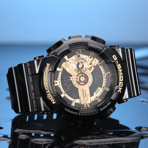 CASIO/卡西欧手表 G-SHOCK黑金限量版时尚运动男表GA-110GB-1APR