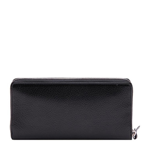 【包邮包税】Balenciaga/巴黎世家 女士黑色羊皮长款钱包 &390187 AQ40N 1000