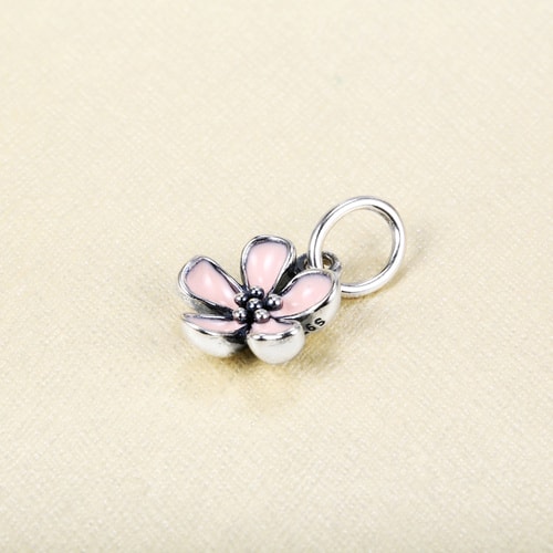 PANDORA/潘多拉 925银珐琅樱花吊坠 390347EN40