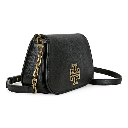 Tory Burch/汤丽柏琦 女士黑色牛皮单肩包 29908 001