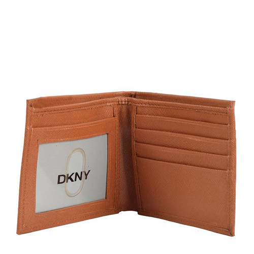 DKNY/唐娜 凯伦 牛皮 男士短款钱包钱夹礼盒装 DKM5074-TAN