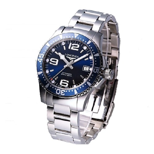 LONGINES/浪琴康卡斯自动机械潜水男表(L3.641.4.96.6)