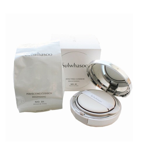 Sulwhasoo 雪花秀 致美润白木莲花水晶贝气垫BB霜 #17 15克+替换装15克