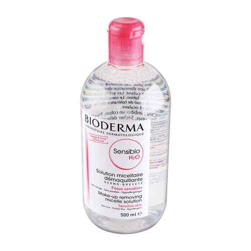 Bioderma/贝德玛 舒妍洁肤液 500ml 粉水+净妍洁肤液500ml 蓝水