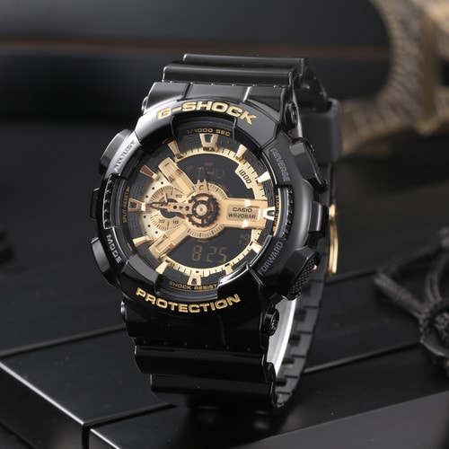 CASIO/卡西欧手表 G-SHOCK黑金限量版时尚运动男表GA-110GB-1APR