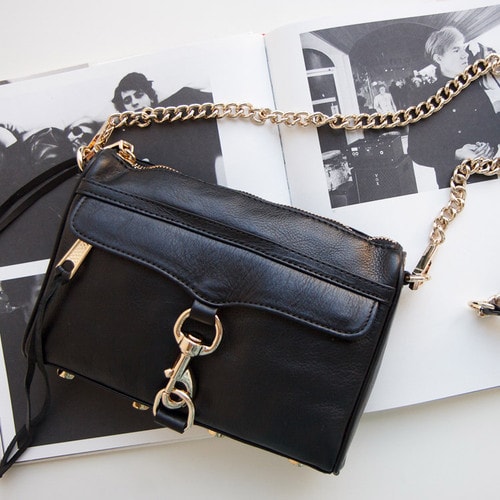Rebecca Minkoff/瑞贝卡·明可弗女士牛皮 Mini MAC 单肩斜挎包
