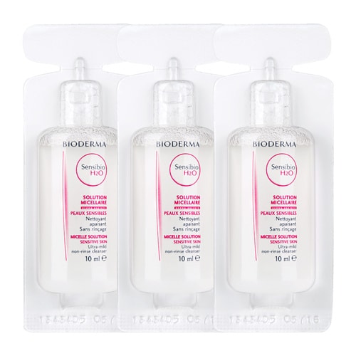 Bioderma/贝德玛 净妍控油洁肤液100ml（蓝水）+舒妍洁肤液10ml*3（粉水）