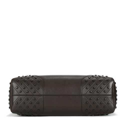 TOD’S托德斯深棕色小羊皮男士中号信封包 XBMGGTY13L0PTFS810