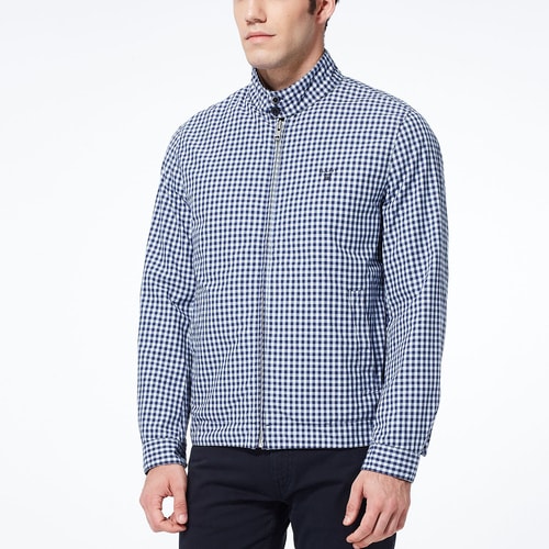 GANT/甘特 男士外套休闲格子立领夹克外套 70187