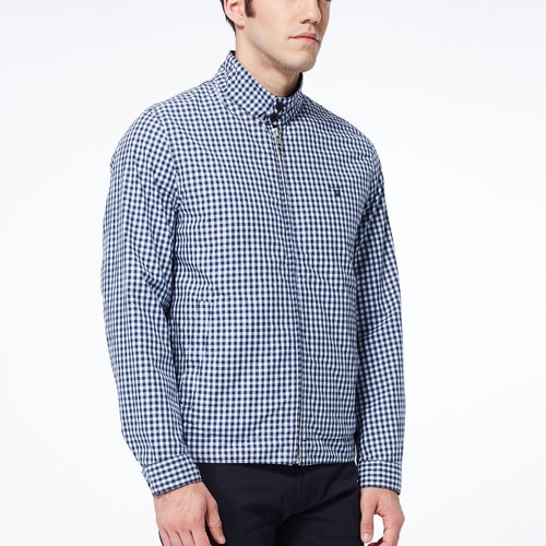 GANT/甘特 男士外套休闲格子立领夹克外套 70187