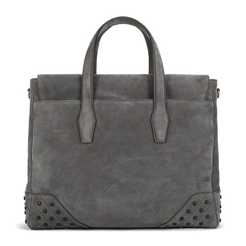 TOD’S托德斯灰色翻毛皮男士中号信封包 XBMGGTY13L0GRNB411