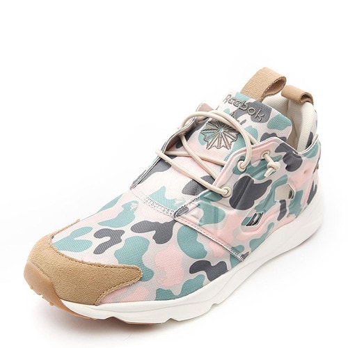 REEBOK/锐步 皮革拼接 FURYLITE CAMO 男士运动鞋