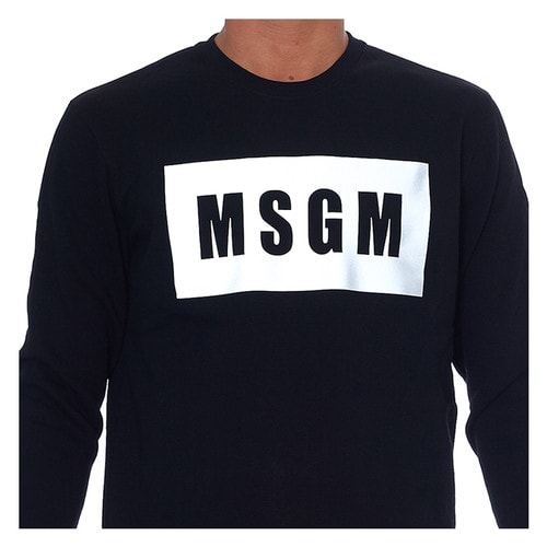 MSGM/MSGM 男士 纯棉 logo印花 卫衣 BR