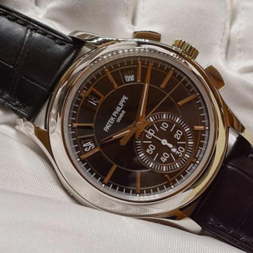 Patek Philippe/百达翡丽 Calatrava系列男式自动机械腕表5905P