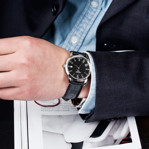 TISSOT/天梭手表 T-CLASSIC系列时尚潮流石英皮带男表T033.410.16.053.01