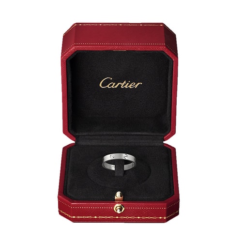 CARTIER/卡地亚love白18K金女性戒指\指环B4085100