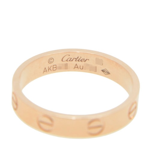 CARTIER/卡地亚LOVE系列18K玫瑰金戒指B4085200金色 48-60#