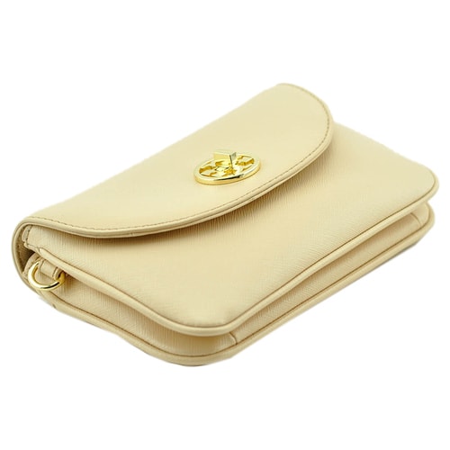 Tory Burch/汤丽柏琦*新款金色女士时尚牛皮斜挎包18169681