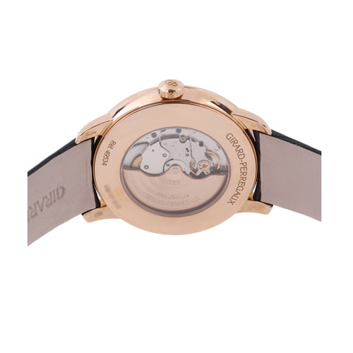 GP-Girard Perregaux/芝柏1966系列玫瑰金男士机械腕表 49534-52-711-BK6A