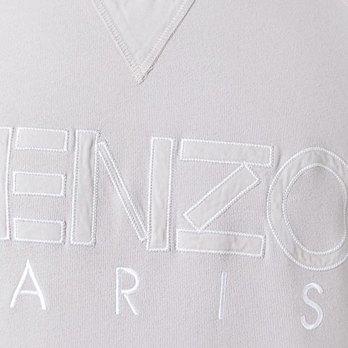 KENZO/高田贤三 男士灰色logo卫衣 F655SW1094MC