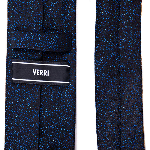 【16年秋冬新款】VERRI/VERRI 靛蓝色星空图案桑蚕丝领带