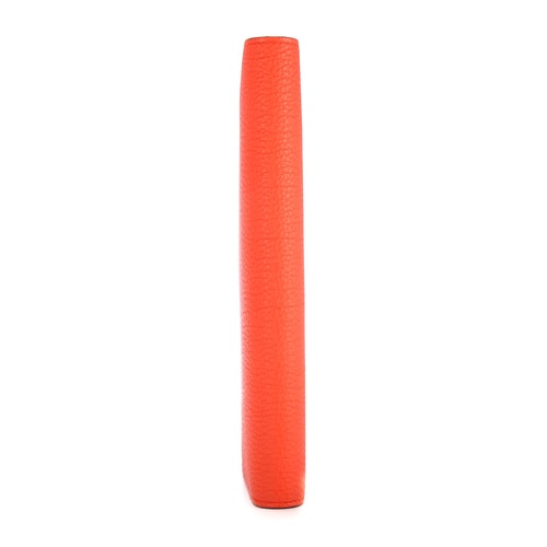 HERMES(爱马仕) 橙红色皮质长款钱夹Dogon