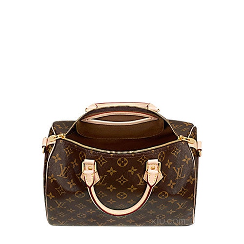 Louis Vuitton/路易威登 经典老花SPEEDY30帆布女士手提两用包M41112