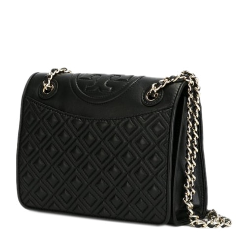 Tory Burch/汤丽柏琦 女士黑色真皮单肩包 31159603 001