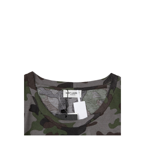 Yves saint Laurent/圣罗兰 男士T恤 纯棉材质男士圆领短袖T恤