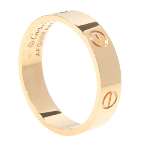 CARTIER/卡地亚love18K玫瑰金女性戒指\指环B4084800