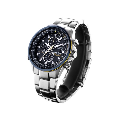 Citizen/西铁城 赠皮带 光动能电波蓝天使万年历男表AT8020-54L