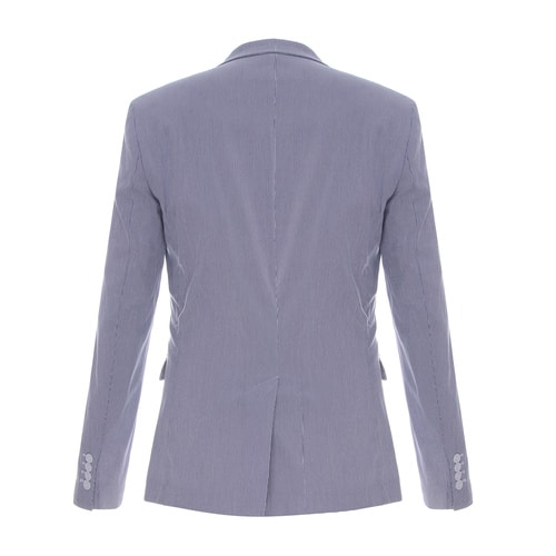 BIKKEMBERGS/毕盖帕克 两粒单排扣条纹休闲西装上衣 C1BK041 男士西装