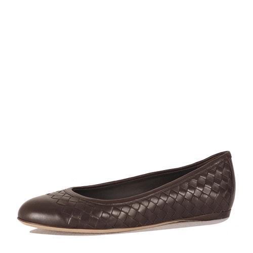 Bottega Veneta/葆蝶家 牛皮女士平跟鞋370132V00132006