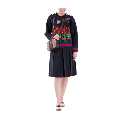 GUCCI/古驰 纯棉圆领长袖时尚休闲女士卫衣 GU2631201599 434507