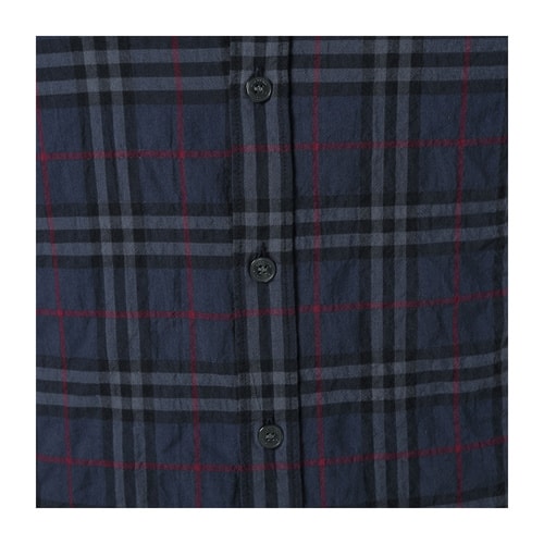 BURBERRY/博柏利 男士衬衫 棉混纺格纹设计男士长袖衬衫