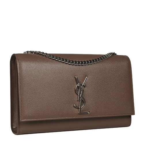 Yves saint Laurent/圣罗兰 秋冬牛皮YSL LOGO链条背提包 女士单肩包 364021BOW0N