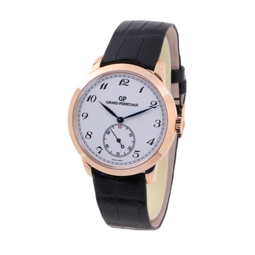 GP-Girard Perregaux/芝柏1966系列玫瑰金男士机械腕表 49534-52-711-BK6A