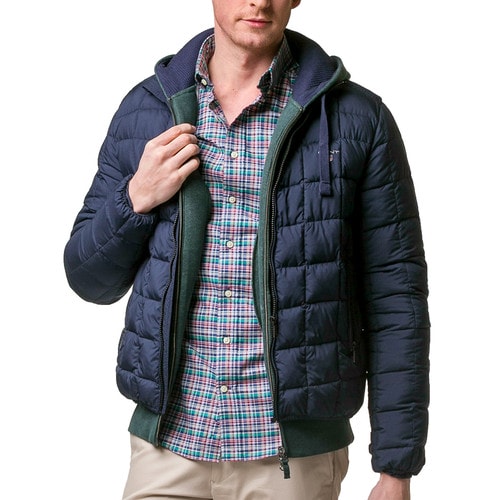 GANT/甘特 男士外套保暖绗格棉服外套 74741