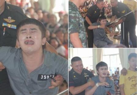 男子抽中要去当兵 当场跺脚撒娇妆都哭花了 