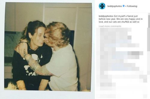 英国男星艾德希兰宣布订婚 女友为他从美国搬到英国 