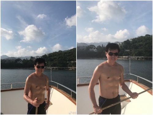 72岁黄百鸣掀衣六块腹肌 保养秘诀:吃7分饱常运动 