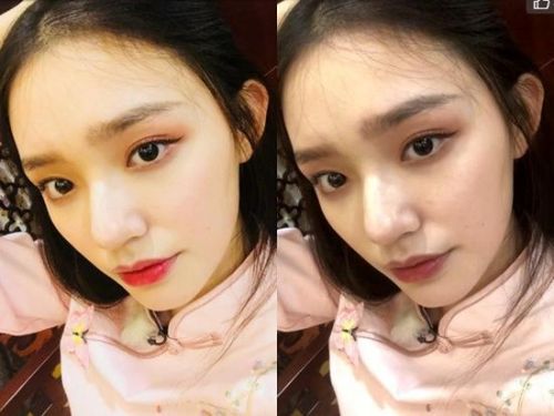 林允晒未P照被吐槽发际线高 回怼：那叫额头饱满 