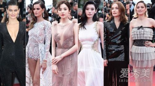 戛纳电影节第六天 娜扎奚梦瑶掀仙女裙风潮 