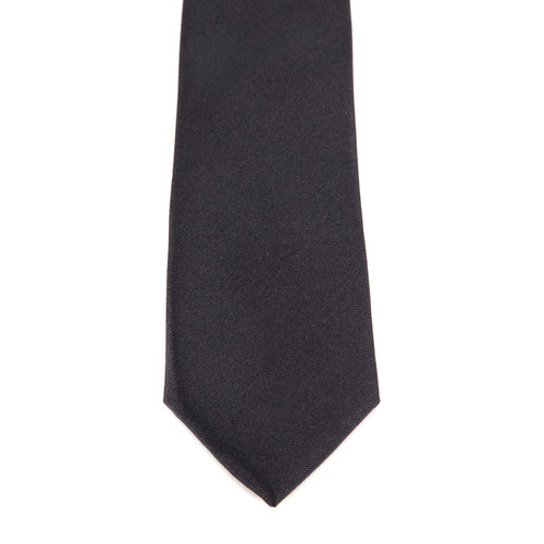 VERRI/VERRI 男士黑色商务斯文桑蚕丝领带 尺寸:145×5cm